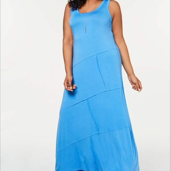 Style & Co. Sleeveless Seam Maxi Dress Plus Size - Picture 1 of 5